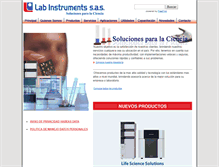 Tablet Screenshot of labinstcol.com